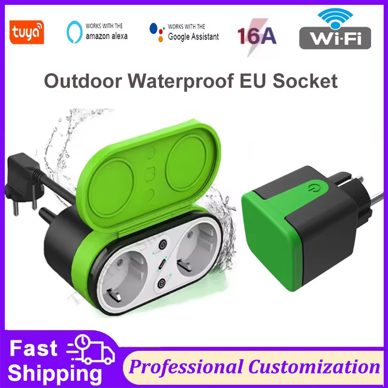 Timer Dual Outlet - Presa Intelligente WiFi Tuya EU 16A