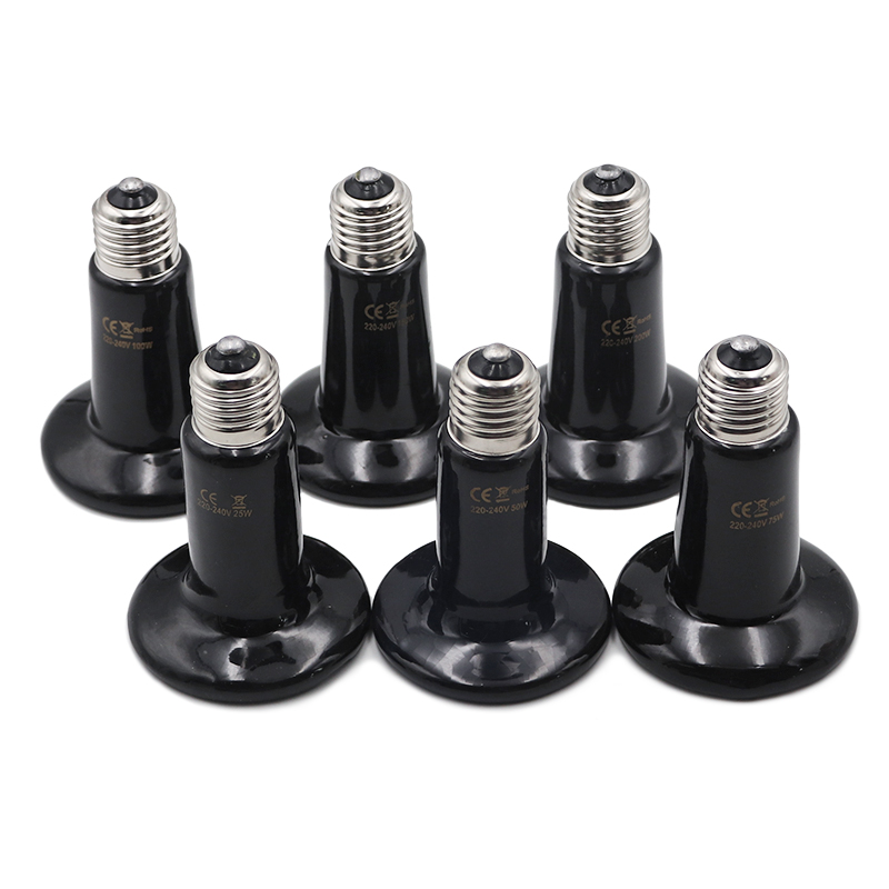 Ceramic Heat Emitter - Set di 5 Lampade Riscaldanti per