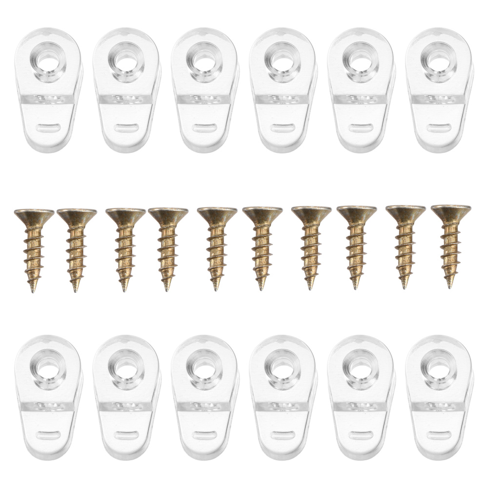 Glass Door Hinge - Clip armadio specchio fermo porta Clip