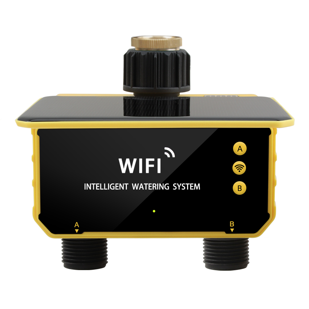 Timer Dual Outlet - Controller di Irrigazione Automatico WiFi Solare