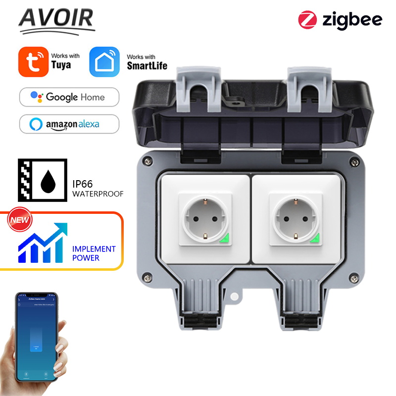 Avoir Tuya Zigbee Prese elettr - Timer Dual Outlet recensione e prezzo