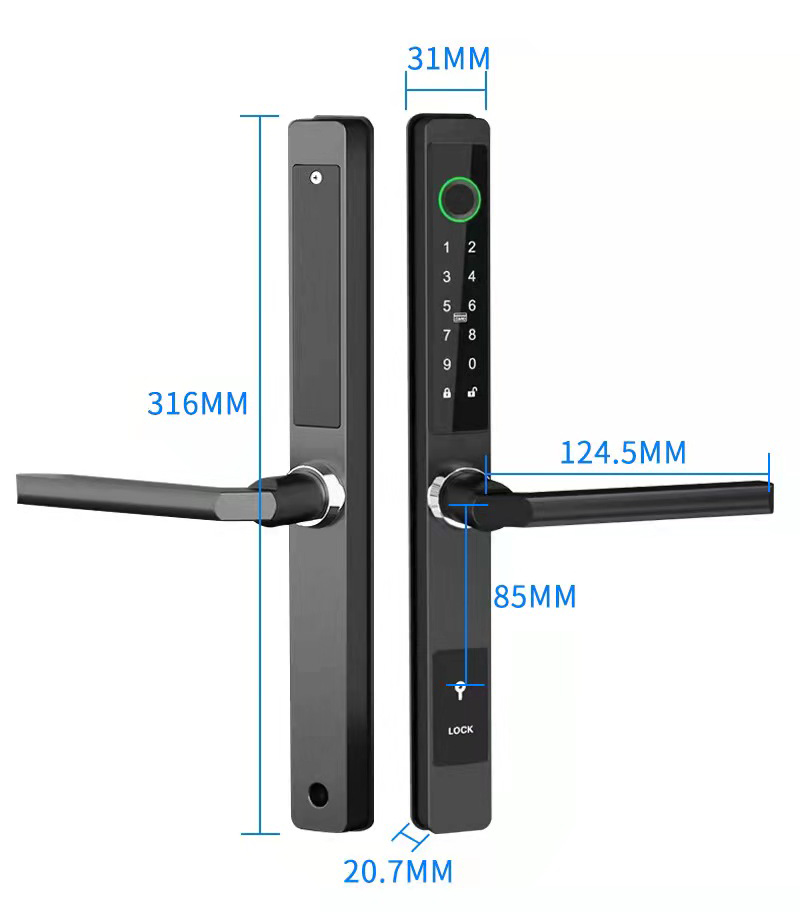 Serratura Digitale Biometrica  - Glass Door Hinge recensione e prezzo