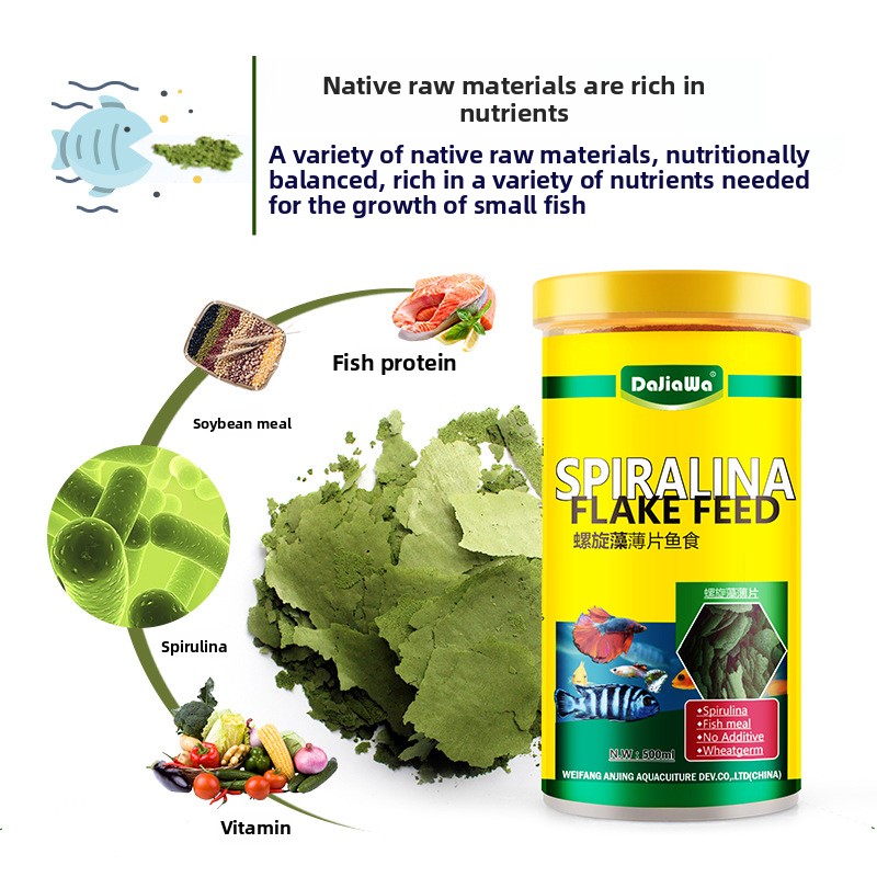 DaJiaWa Spirulina Flake Fish F - Tetra Food Betta Flakes recensione e prezzo